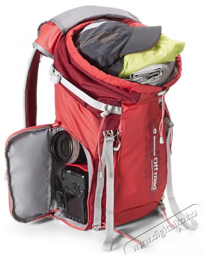 Manfrotto MB OR-BP-30RD Hiker 30L hátizsák - piros Fotó-Videó kiegészítők - Fotó-videó táska / tok - Hátizsák - 293847