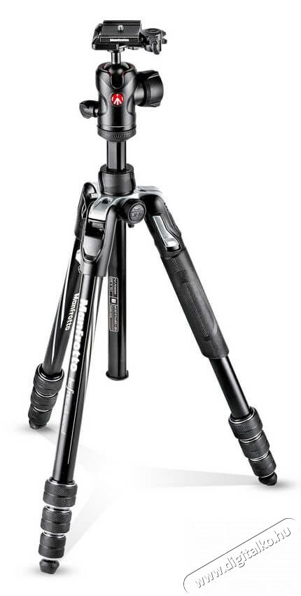 Manfrotto MKBFRTA4BK-BH Befree advanced utazó állvány gömbfejjel - fekete Fotó-Videó kiegészítők - Állvány - Tripod állvány - 338844