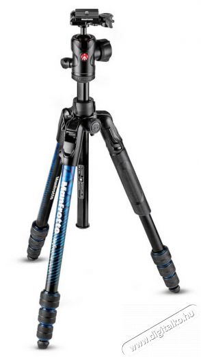Manfrotto MKBFRTA4BL-BH Befree advanced utazó állvány gömbfejjel - kék Fotó-Videó kiegészítők - Állvány - Tripod állvány - 346454