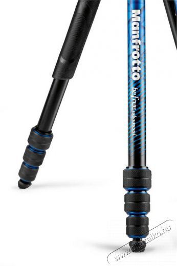 Manfrotto MKBFRTA4BL-BH Befree advanced utazó állvány gömbfejjel - kék Fotó-Videó kiegészítők - Állvány - Tripod állvány - 346454