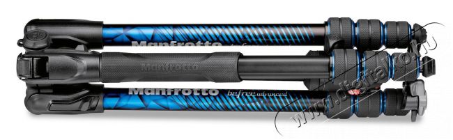 Manfrotto MKBFRTA4BL-BH Befree advanced utazó állvány gömbfejjel - kék Fotó-Videó kiegészítők - Állvány - Tripod állvány - 346454