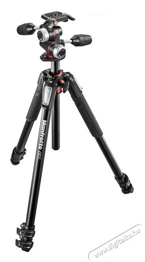 Manfrotto MK055XPRO3-3W Aluminium tripod 3d fejjel Fotó-Videó kiegészítők - Állvány - Tripod állvány - 278319
