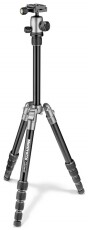 Manfrotto Element Traveller Small tripod (szürke) + gömbfej - 5 szekciós alumínium (MKELES5GY-BH) Fotó-Videó kiegészítők - Állvány - Tripod állvány - 332212