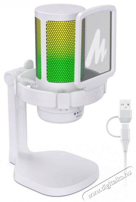MAONO DGM20 White Fot&oacute;-Vide&oacute; kieg&eacute;sz&iacute;tők - Mikrofon - Fot&oacute;-vide&oacute; mikrofon - 525284