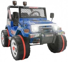Mappy Drifter Elektromos 2 személyes Jeep gyerekeknek távírányítóval - Kék Háztartás / Otthon / Kültér - Játék / Sport - Elektromos beülős jármű - 363960
