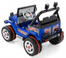 Mappy Drifter Elektromos 2 személyes Jeep gyerekeknek távírányítóval - Kék Háztartás / Otthon / Kültér - Játék / Sport - Elektromos beülős jármű - 363960