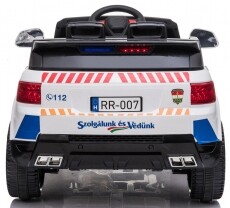 Mappy MP-002W Elektromos kisautó gyerekeknek - 2 személyes rendőrautó Háztartás / Otthon / Kültér - Játék / Sport - Elektromos beülős jármű - 363962