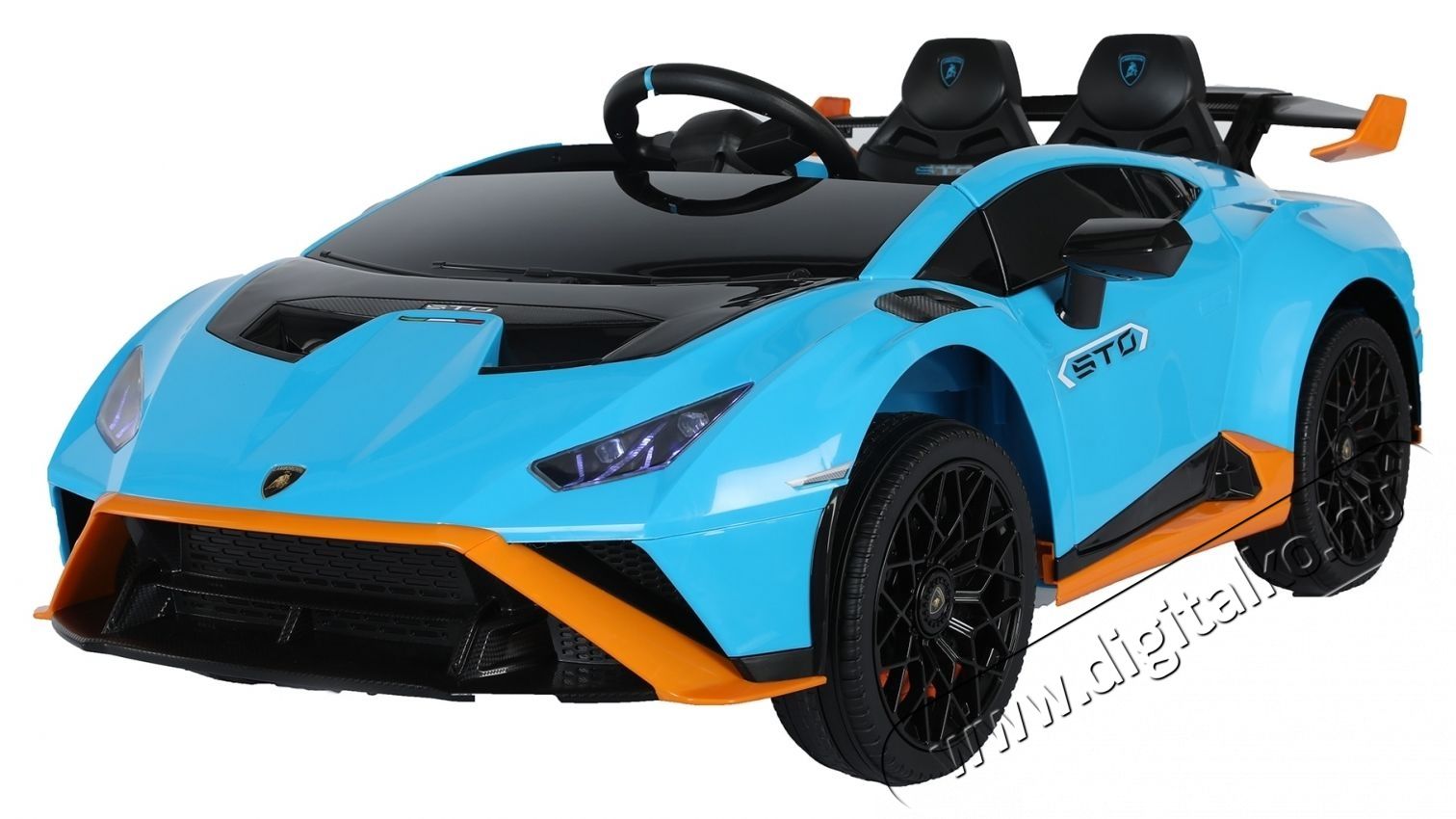Mappy Lamborghini Huracan elektromos aut&oacute;, Drift funkci&oacute;, K&eacute;k/Narancss&aacute;rga H&aacute;ztart&aacute;s / Otthon / K&uuml;lt&eacute;r - J&aacute;t&eacute;k / Sport - T&aacute;vir&aacute;ny&iacute;t&oacute;s aut&oacute; - 535442