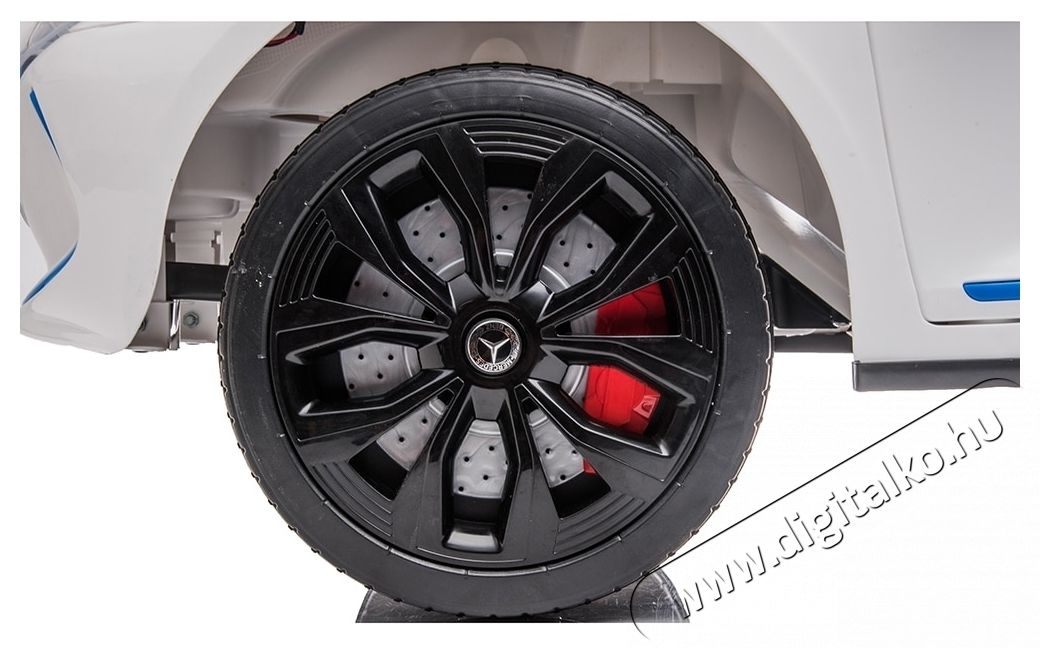 Mappy Mecedes EQA elektromos aut&oacute;, EVA kerekekkel &eacute;s bőr&uuml;l&eacute;ssel, feh&eacute;r &Uacute;jdons&aacute;gok - &Uacute;j term&eacute;kek - 535437