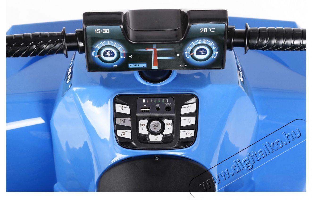 Mappy Race Elektromos ATV gyerekeknek, Fekete/K&eacute;k H&aacute;ztart&aacute;s / Otthon / K&uuml;lt&eacute;r - J&aacute;t&eacute;k / Sport - Szabadt&eacute;ri j&aacute;t&eacute;k - 535441