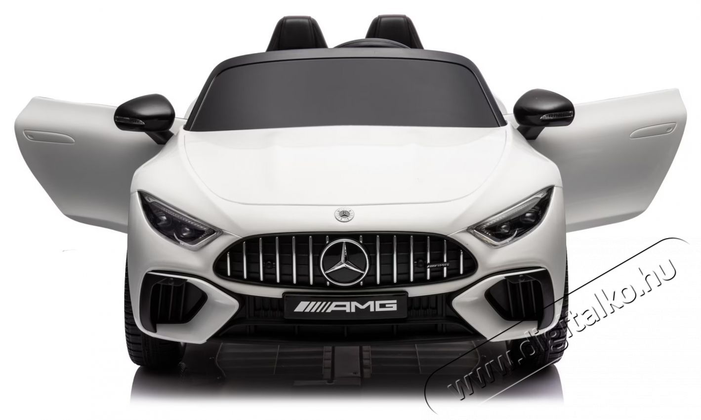 Mappy Mercedes SL63 AMG elektromos aut&oacute;, EVA kerekekkel, bőr&uuml;l&eacute;ssel, feh&eacute;r H&aacute;ztart&aacute;s / Otthon / K&uuml;lt&eacute;r - J&aacute;t&eacute;k / Sport - T&aacute;vir&aacute;ny&iacute;t&oacute;s aut&oacute; - 537116