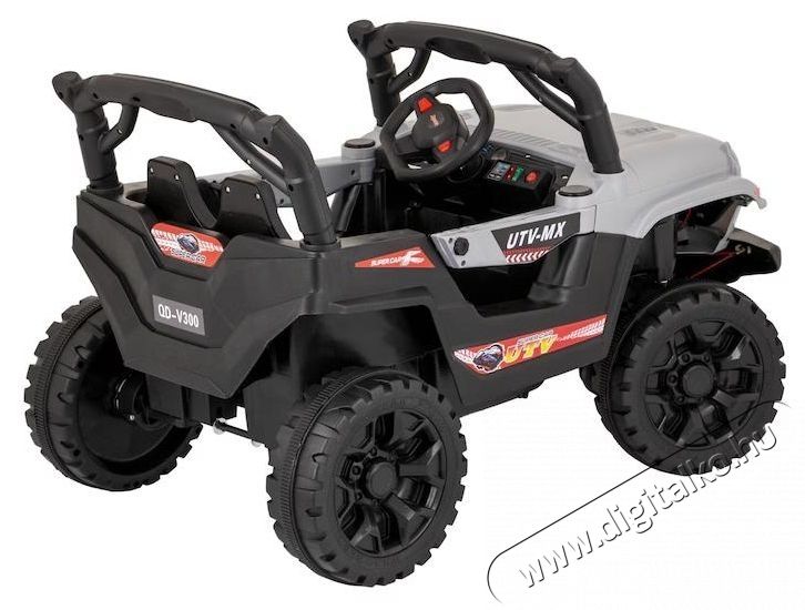 Mappy 4x4 elektromos aut&oacute;, F&eacute;nyekkel &eacute;s hangokkal, Sz&uuml;rke H&aacute;ztart&aacute;s / Otthon / K&uuml;lt&eacute;r - J&aacute;t&eacute;k / Sport - T&aacute;vir&aacute;ny&iacute;t&oacute;s aut&oacute; - 540038
