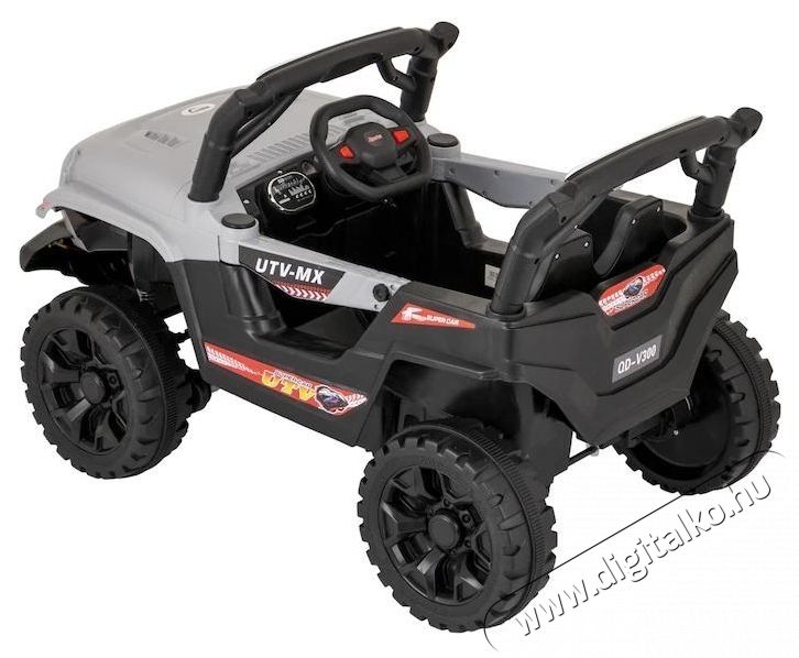Mappy 4x4 elektromos aut&oacute;, F&eacute;nyekkel &eacute;s hangokkal, Sz&uuml;rke H&aacute;ztart&aacute;s / Otthon / K&uuml;lt&eacute;r - J&aacute;t&eacute;k / Sport - T&aacute;vir&aacute;ny&iacute;t&oacute;s aut&oacute; - 540038