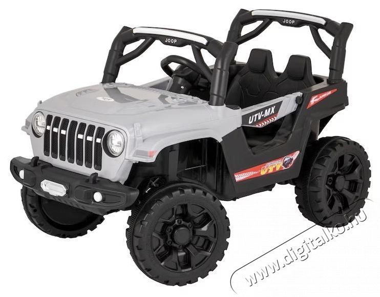 Mappy 4x4 elektromos aut&oacute;, F&eacute;nyekkel &eacute;s hangokkal, Sz&uuml;rke H&aacute;ztart&aacute;s / Otthon / K&uuml;lt&eacute;r - J&aacute;t&eacute;k / Sport - T&aacute;vir&aacute;ny&iacute;t&oacute;s aut&oacute; - 540038