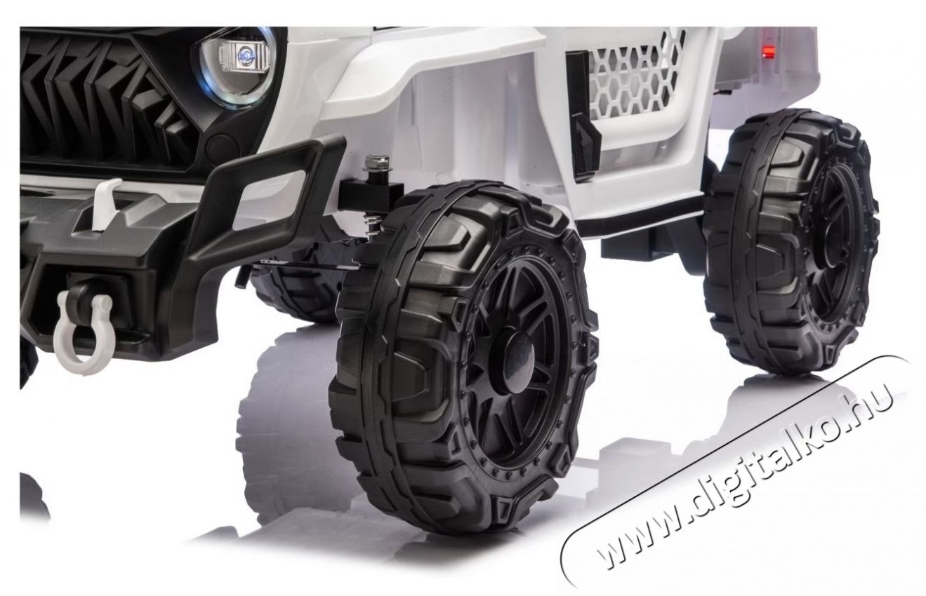 Mappy Go 4x4 elektromos gyerekaut&oacute;, t&aacute;vir&aacute;ny&iacute;t&oacute;val, 105 x 65 x 58 cm, Feh&eacute;r H&aacute;ztart&aacute;s / Otthon / K&uuml;lt&eacute;r - J&aacute;t&eacute;k / Sport - Elektromos be&uuml;lős j&aacute;rmű - 540680