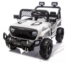 Mappy Go 4x4 elektromos gyerekaut&oacute;, t&aacute;vir&aacute;ny&iacute;t&oacute;val, 105 x 65 x 58 cm, Feh&eacute;r H&aacute;ztart&aacute;s / Otthon / K&uuml;lt&eacute;r - J&aacute;t&eacute;k / Sport - Elektromos be&uuml;lős j&aacute;rmű - 540680