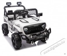 Mappy Go 4x4 elektromos gyerekaut&oacute;, t&aacute;vir&aacute;ny&iacute;t&oacute;val, 105 x 65 x 58 cm, Feh&eacute;r H&aacute;ztart&aacute;s / Otthon / K&uuml;lt&eacute;r - J&aacute;t&eacute;k / Sport - Elektromos be&uuml;lős j&aacute;rmű - 540680
