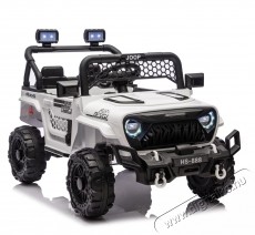 Mappy Go 4x4 elektromos gyerekaut&oacute;, t&aacute;vir&aacute;ny&iacute;t&oacute;val, 105 x 65 x 58 cm, Feh&eacute;r H&aacute;ztart&aacute;s / Otthon / K&uuml;lt&eacute;r - J&aacute;t&eacute;k / Sport - Elektromos be&uuml;lős j&aacute;rmű - 540680