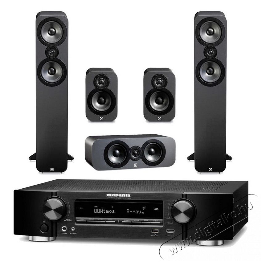 Marantz NR1606 + QA 3050 + 3010 + 3090C hangfalszett Audio-Video / Hifi / Multimédia - Házimozi - Összeállított házimozi szett - 295423