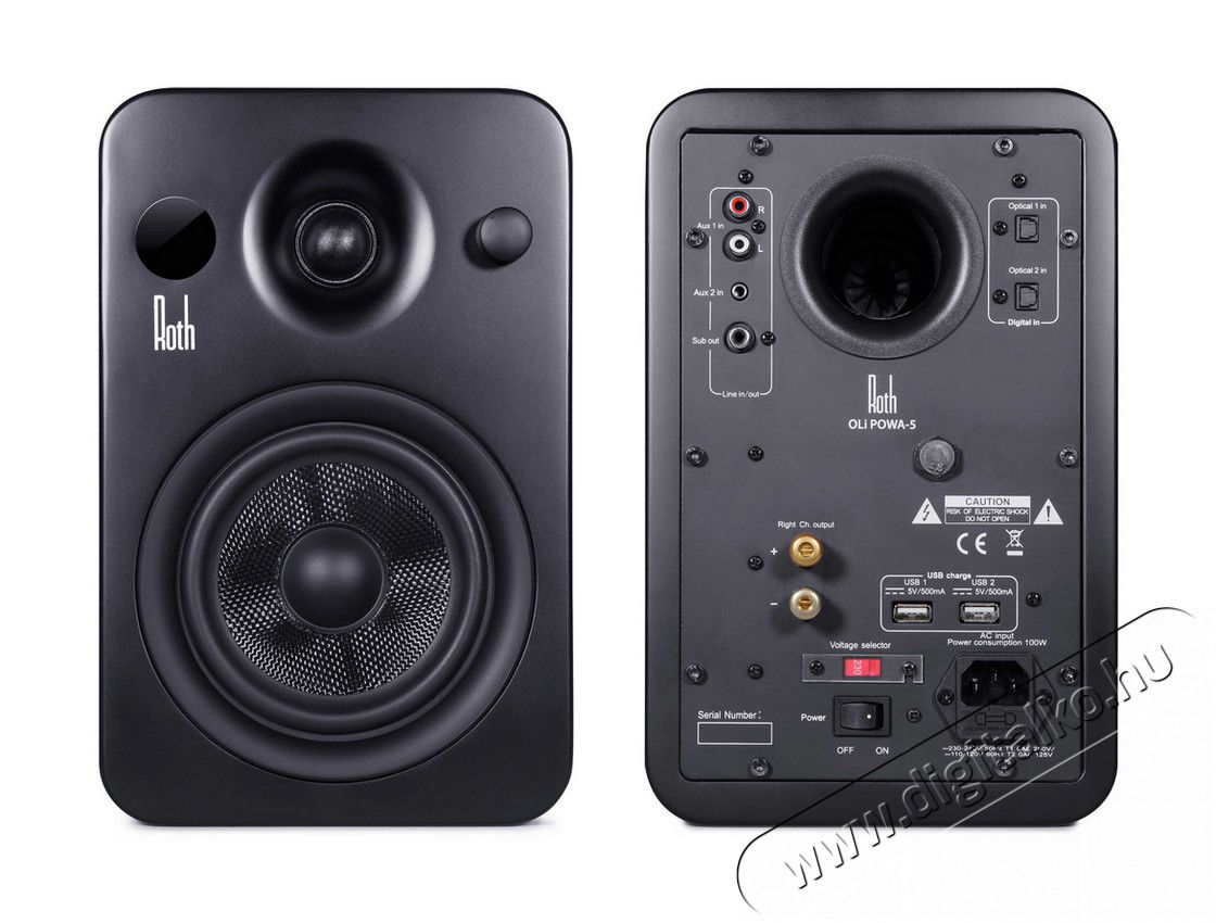 Marantz TT5005 lemezjátszó + Roth Audio Oli Powa-5 vezeték nélküli hangfal/pár Audio-Video / Hifi / Multimédia - Hifi - Sztereó - Összeállított hifi szett - 296912