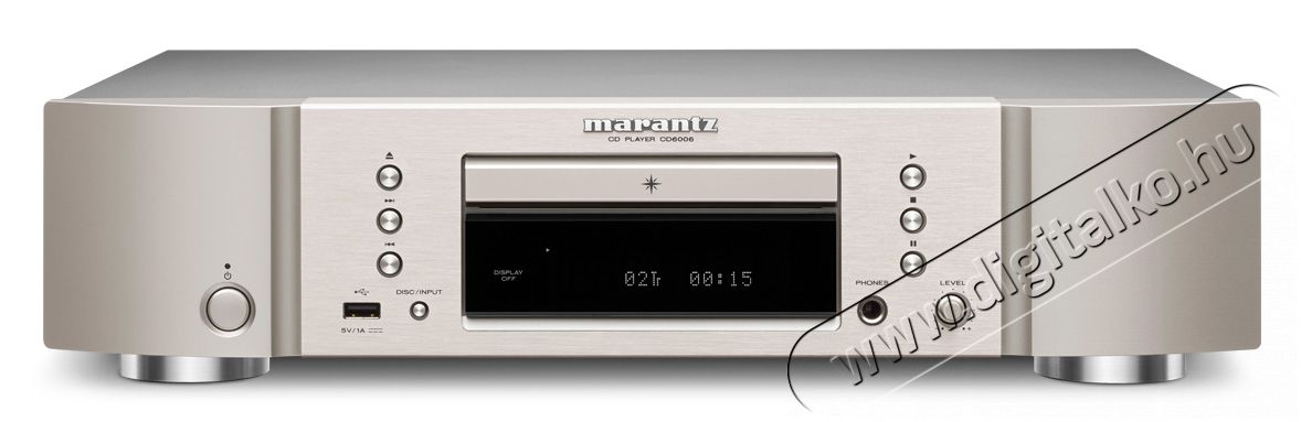 Marantz CD6006 CD lejátszó + PM6006 integrált erősítő - ezüst/arany Audio-Video / Hifi / Multimédia - CD / DVD / Blu-Ray / Multimédia készülék - CD lejátszó - 319809