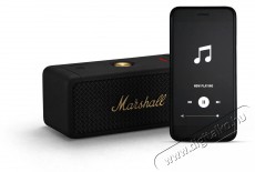 Marshall Emberton II BT Black & Brass Bluetooth hangszóró Audio-Video / Hifi / Multimédia - Hordozható, vezeték nélküli / bluetooth hangsugárzó - Hordozható, vezeték nélküli / bluetooth hangsugárzó - 500781