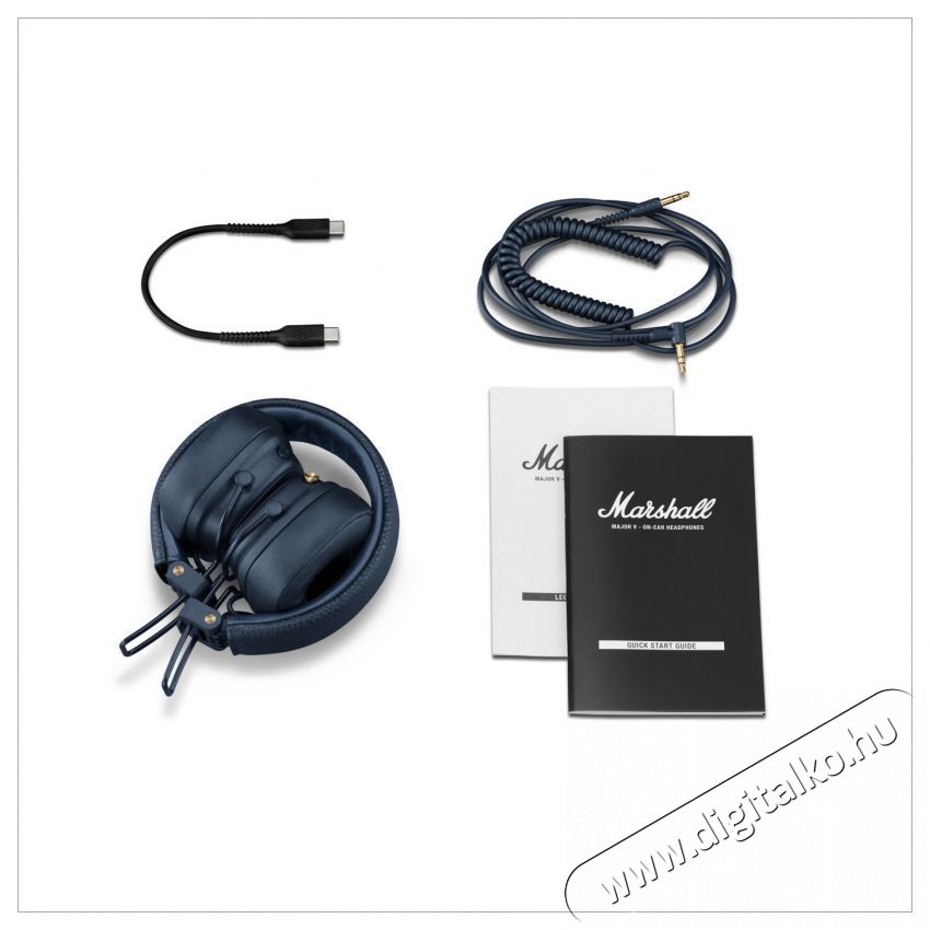 Marshall Major V Midnight Blue Limit&aacute;lt kiad&aacute;s Audio-Video / Hifi / Multim&eacute;dia - F&uuml;l &eacute;s Fejhallgat&oacute;k - Fejhallgat&oacute; mikrofonnal / headset - 518909