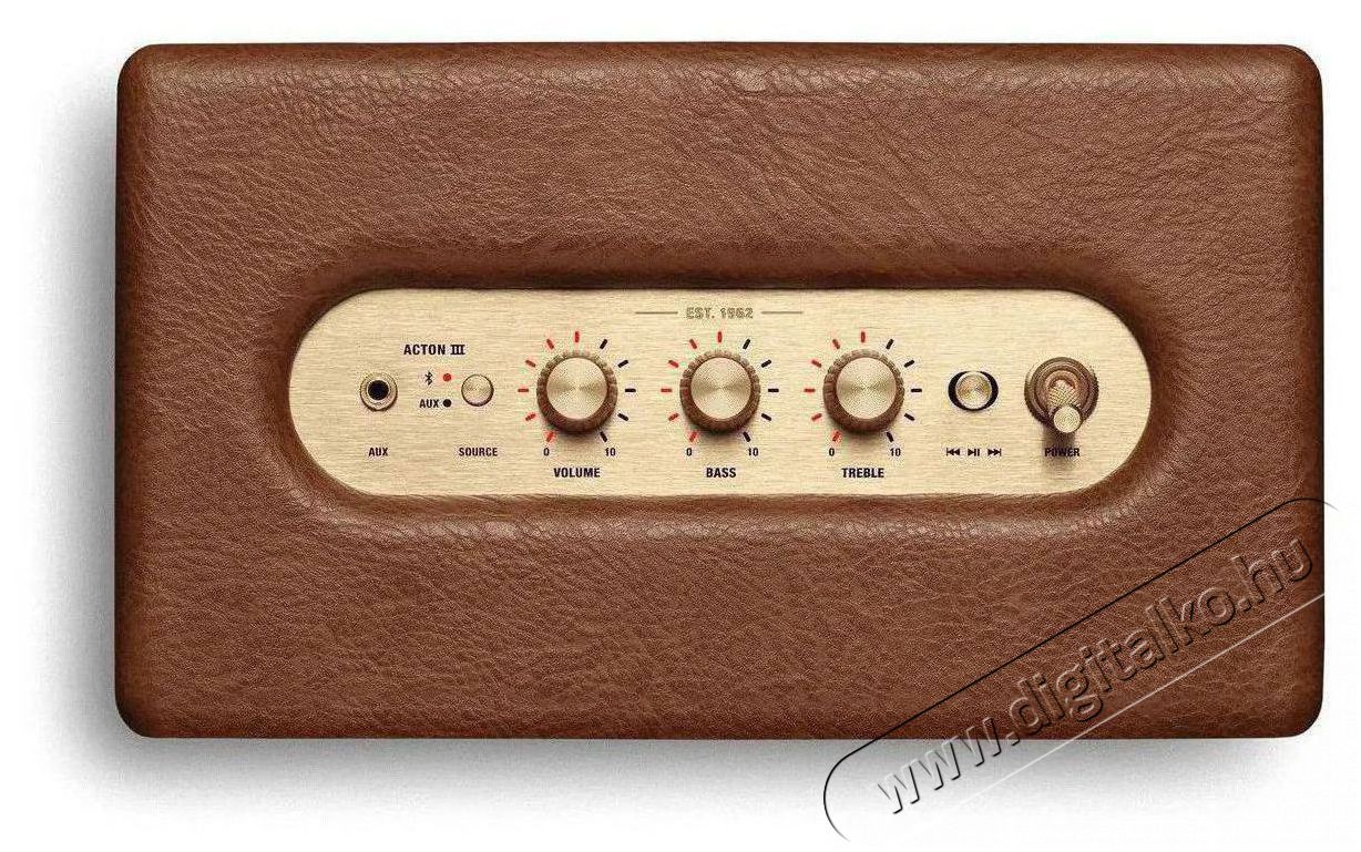 Marshall Acton III Brown Audio-Video / Hifi / Multim&eacute;dia - Hordozhat&oacute;, vezet&eacute;k n&eacute;lk&uuml;li / bluetooth hangsug&aacute;rz&oacute; - Hordozhat&oacute;, vezet&eacute;k n&eacute;lk&uuml;li / bluetooth hangsug&aacute;rz&oacute; - 521542
