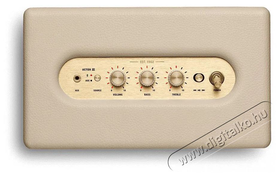 Marshall Acton III Cream Audio-Video / Hifi / Multim&eacute;dia - Hordozhat&oacute;, vezet&eacute;k n&eacute;lk&uuml;li / bluetooth hangsug&aacute;rz&oacute; - Hordozhat&oacute;, vezet&eacute;k n&eacute;lk&uuml;li / bluetooth hangsug&aacute;rz&oacute; - 521527