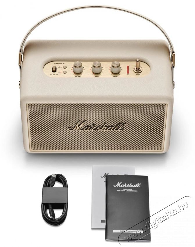 Marshall Kilburn III Cream Audio-Video / Hifi / Multim&eacute;dia - Hordozhat&oacute;, vezet&eacute;k n&eacute;lk&uuml;li / bluetooth hangsug&aacute;rz&oacute; - Hordozhat&oacute;, vezet&eacute;k n&eacute;lk&uuml;li / bluetooth hangsug&aacute;rz&oacute; - 521538