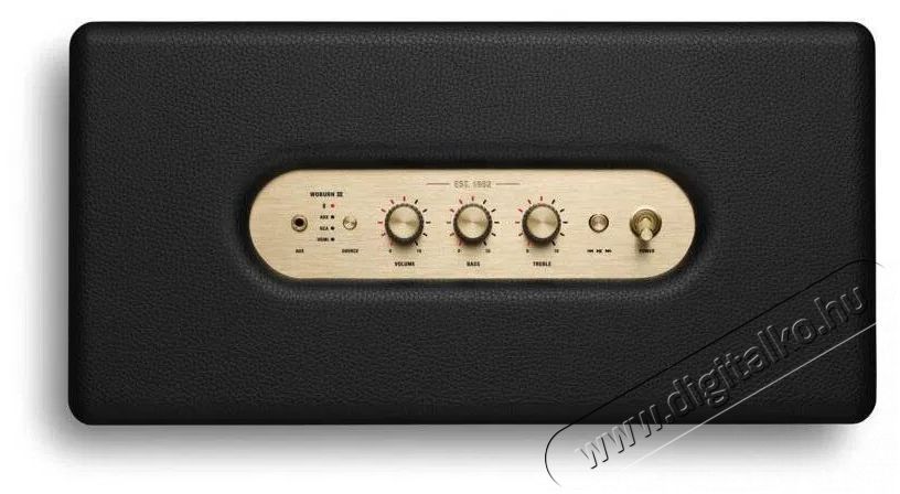 Marshall Woburn III Black Audio-Video / Hifi / Multim&eacute;dia - Hordozhat&oacute;, vezet&eacute;k n&eacute;lk&uuml;li / bluetooth hangsug&aacute;rz&oacute; - Hordozhat&oacute;, vezet&eacute;k n&eacute;lk&uuml;li / bluetooth hangsug&aacute;rz&oacute; - 521544