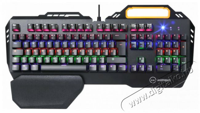 MARWUS Marwus GK110 RGB (Blue Switch) HUN mechanikus gamer billentyűzet Mobil / Kommunikáció / Smart - Tablet / E-book kiegészítő, tok - Billentyűzet - 478019