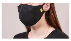 MASK IT . mosható textil fekete női szájmaszk Szépségápolás / Egészség - Egyéb szépség / egészség termék - 406451