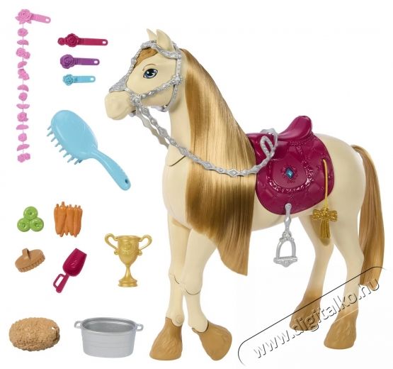 Mattel Barbie t&aacute;ncol&oacute; l&oacute; hangokkal + kieg&eacute;sz&iacute;tők H&aacute;ztart&aacute;s / Otthon / K&uuml;lt&eacute;r - J&aacute;t&eacute;k / Sport - J&aacute;t&eacute;kfigura - 531934