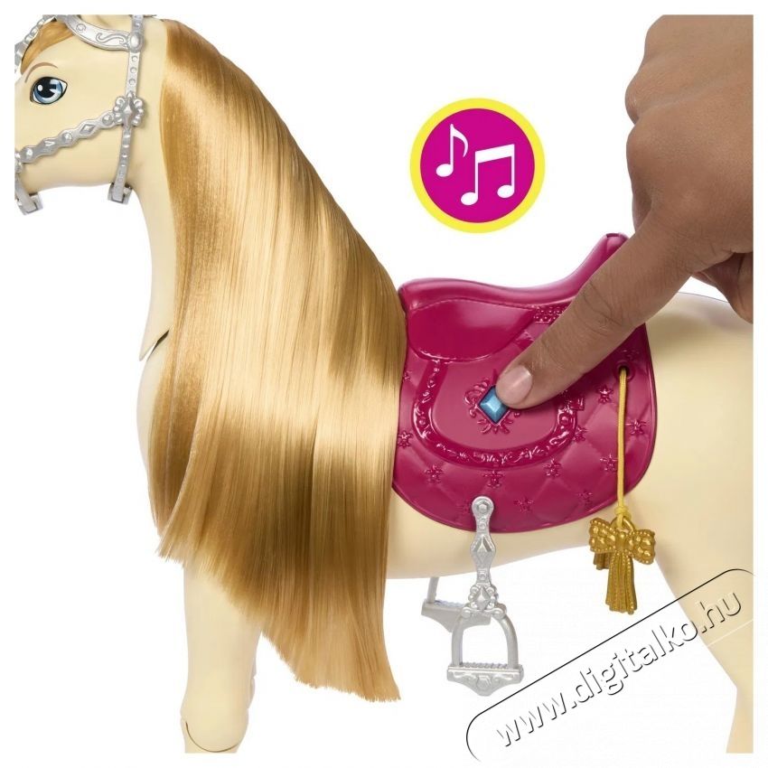 Mattel Barbie t&aacute;ncol&oacute; l&oacute; hangokkal + kieg&eacute;sz&iacute;tők H&aacute;ztart&aacute;s / Otthon / K&uuml;lt&eacute;r - J&aacute;t&eacute;k / Sport - J&aacute;t&eacute;kfigura - 531934