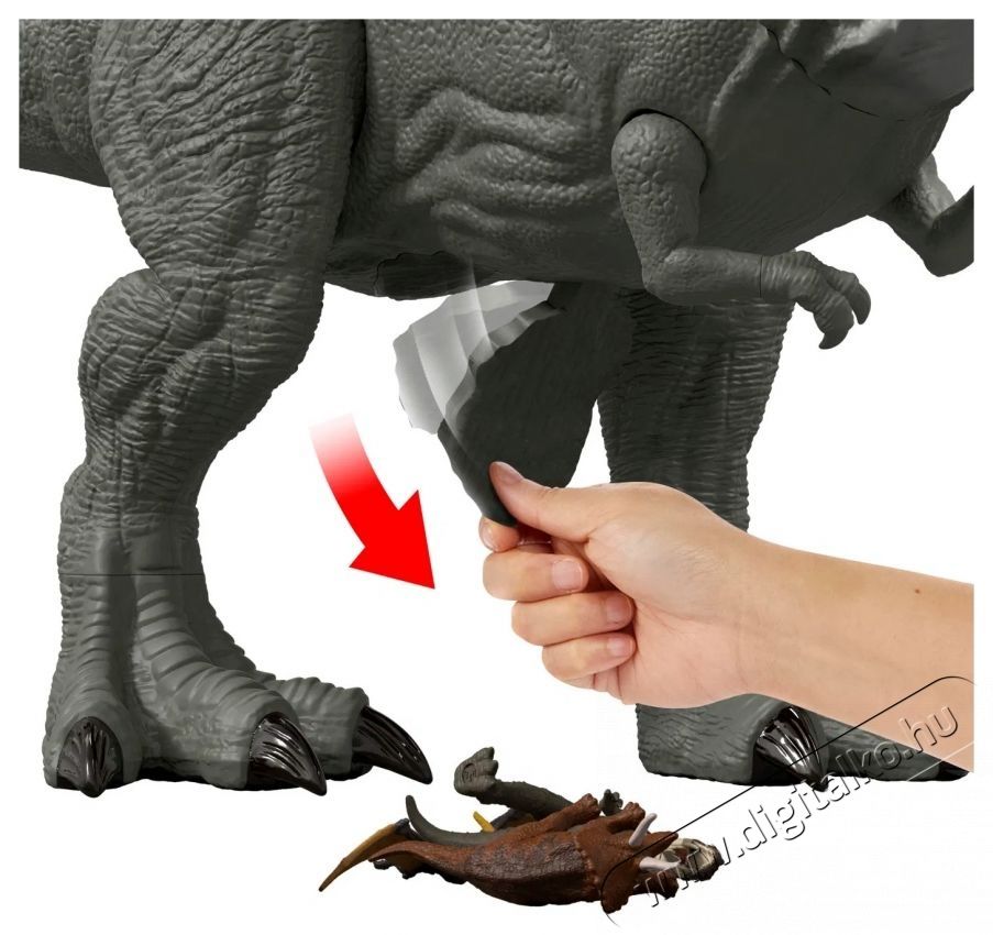 Mattel Jurassic World Szuper kolossz&aacute;lis T-Rex H&aacute;ztart&aacute;s / Otthon / K&uuml;lt&eacute;r - J&aacute;t&eacute;k / Sport - J&aacute;t&eacute;kfigura - 531935