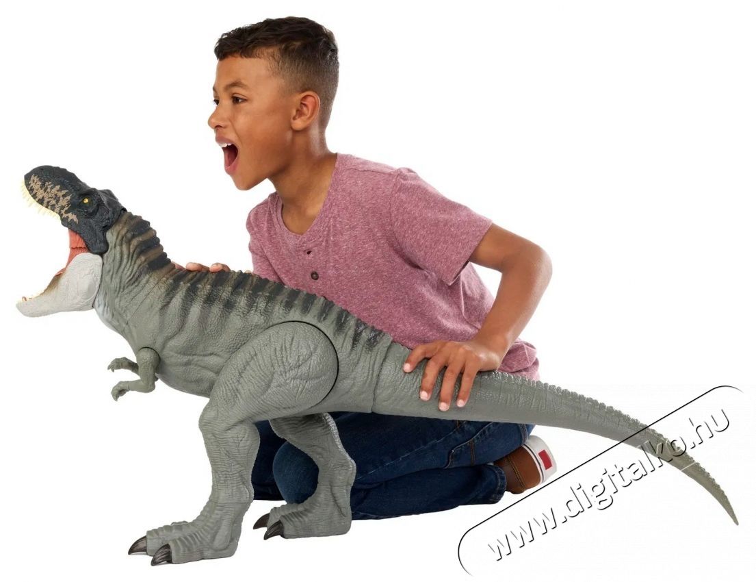 Mattel Jurassic World Szuper kolossz&aacute;lis T-Rex H&aacute;ztart&aacute;s / Otthon / K&uuml;lt&eacute;r - J&aacute;t&eacute;k / Sport - J&aacute;t&eacute;kfigura - 531935
