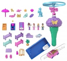 Mattel Polly Pocket &uuml;d&uuml;lőhely bőr&ouml;ndben  4 pidi baba  25+ kieg&eacute;sz&iacute;tő H&aacute;ztart&aacute;s / Otthon / K&uuml;lt&eacute;r - J&aacute;t&eacute;k / Sport - J&aacute;t&eacute;kfigura - 531932