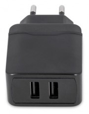 MAXLIFE TF-0013 2.1A 2xUSB fekete hálózati töltő Mobil / Kommunikáció / Smart - Mobiltelefon kiegészítő / tok - Hálózati-, autós töltő - 419038