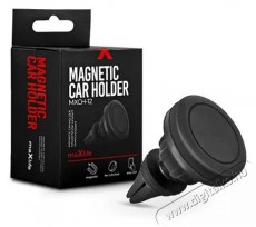 MAXLIFE TF-0051 univerzális szellőzőrácsba illeszthető mágneses fekete autós telefon tartó Autóhifi / Autó felszerelés - Autós tartó - 405620