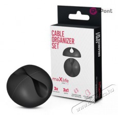 MAXLIFE TF-0147 - Cable Organizer Set - 3 db/csomag kábelrendező szett Autóhifi / Autó felszerelés - Autós / autóhifi kiegészítő - Kábel / kábel szett - 432992