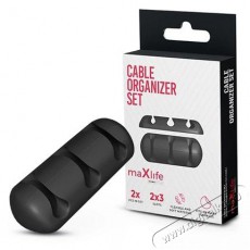 MAXLIFE TF-0148 - Cable Organizer Set - 2 db/csomag hármas kábelrendező szett Autóhifi / Autó felszerelés - Autós / autóhifi kiegészítő - Kábel / kábel szett - 432993