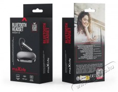 MAXLIFE MXBH-01, fekete kihangosító autóba Autóhifi / Autó felszerelés - Autós kihangosító - Autós kihangosító - 529002