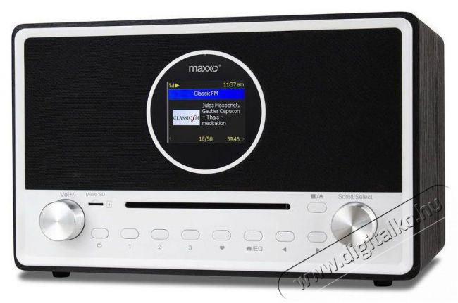 Maxxo DAB+ internetes - CD03 Audio-Video / Hifi / Multim&eacute;dia - R&aacute;di&oacute; / &oacute;r&aacute;s r&aacute;di&oacute; - Hordozhat&oacute;, zseb-, t&aacute;ska r&aacute;di&oacute; - 525309