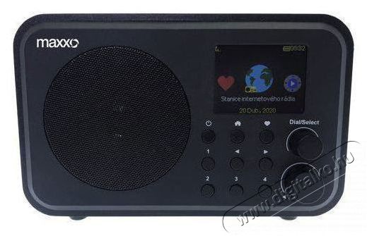 Maxxo DAB + internetes - DT02 Audio-Video / Hifi / Multim&eacute;dia - R&aacute;di&oacute; / &oacute;r&aacute;s r&aacute;di&oacute; - Hordozhat&oacute;, zseb-, t&aacute;ska r&aacute;di&oacute; - 525308