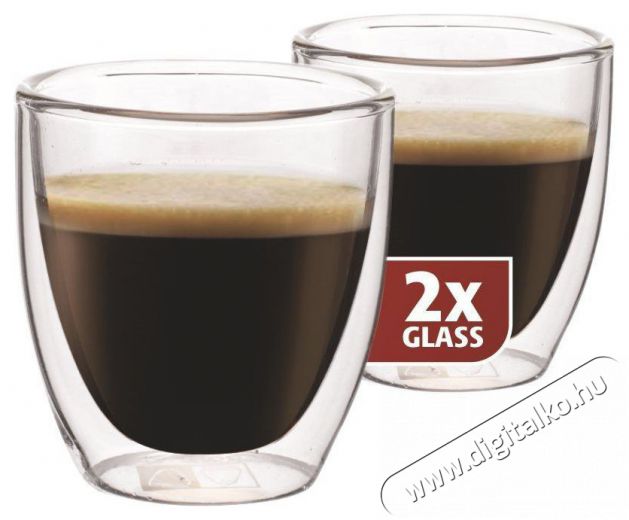 Maxxo Thermal poharak DG808 espresso 2db Konyhai termékek - Konyhai eszköz - Készlet / szett - 525318