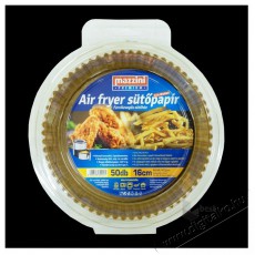 MAZZINI 103055 Premium Air Fryer kerek/16 cm-es/ 50db/csomag sütőpapír - Konyhai termékek - Egyéb / Konyhai kiegészítő - 513425