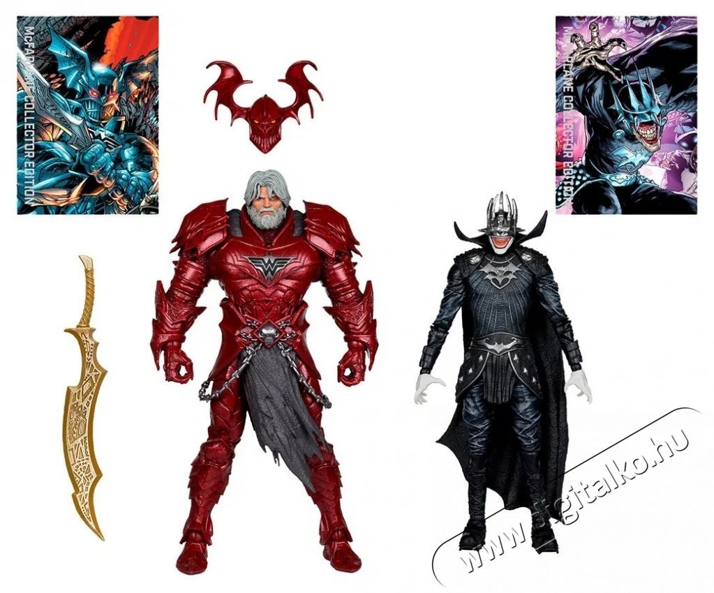 McFarlane DC - Batman Who Laughs (Knight Armor) and The Merciless (Dark Multiverse) H&aacute;ztart&aacute;s / Otthon / K&uuml;lt&eacute;r - J&aacute;t&eacute;k / Sport - J&aacute;t&eacute;kfigura - 531959