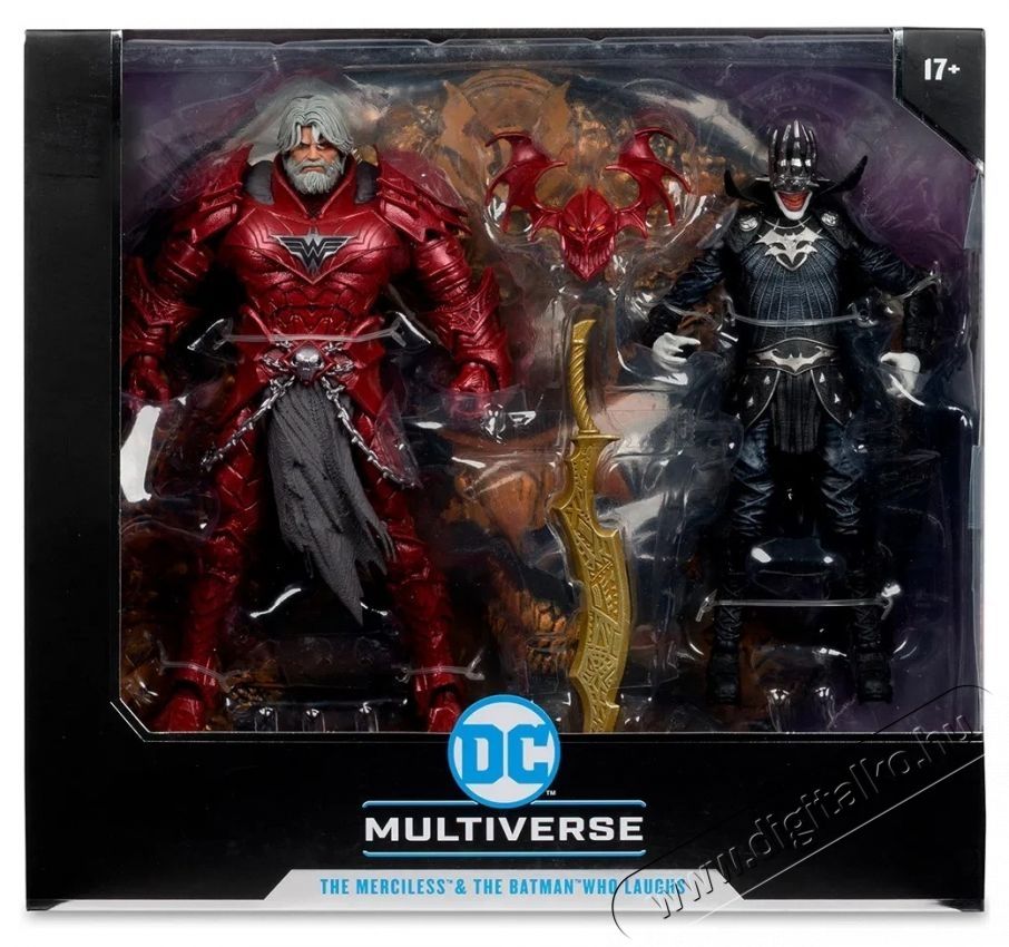 McFarlane DC - Batman Who Laughs (Knight Armor) and The Merciless (Dark Multiverse) H&aacute;ztart&aacute;s / Otthon / K&uuml;lt&eacute;r - J&aacute;t&eacute;k / Sport - J&aacute;t&eacute;kfigura - 531959
