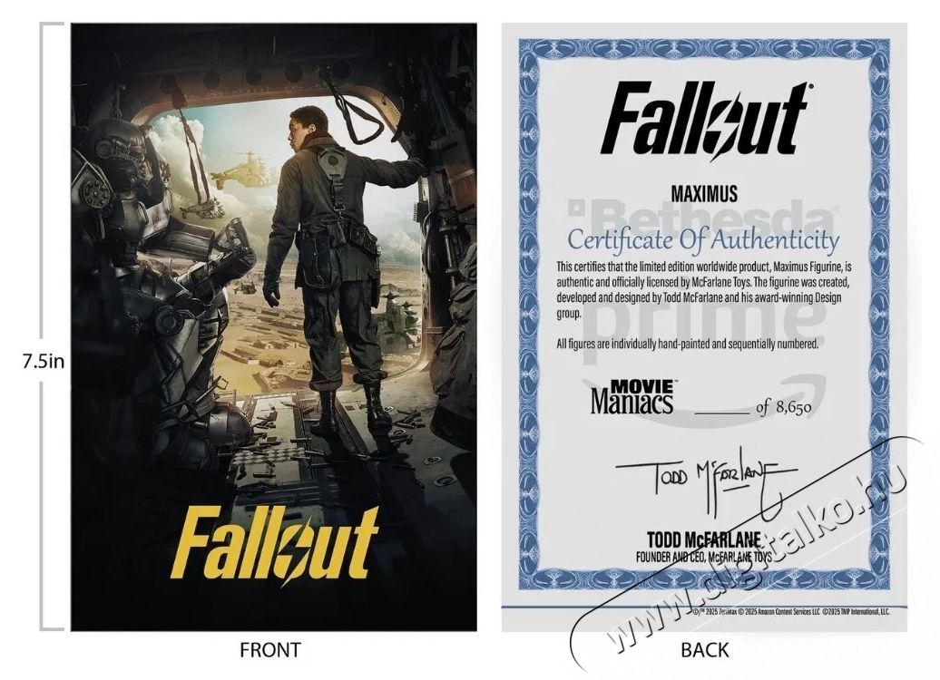 McFarlane Fallout - Maximus (Season 2) - figura H&aacute;ztart&aacute;s / Otthon / K&uuml;lt&eacute;r - J&aacute;t&eacute;k / Sport - J&aacute;t&eacute;kfigura - 531939